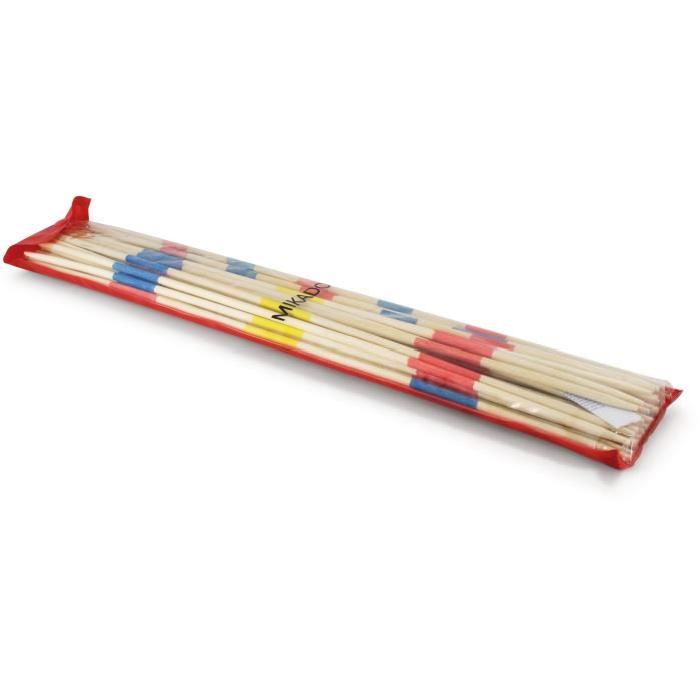 L'ARBRE A JOUER Grand mikado en bois 50 cm - Pochette plastique