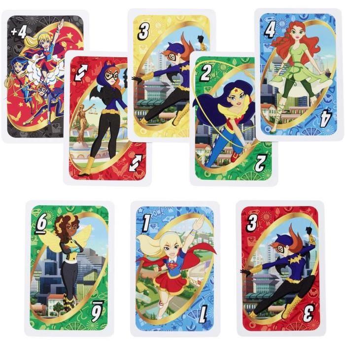 MATTEL - Uno DC Super Hero Girls