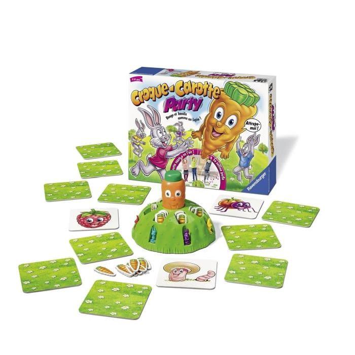 RAVENSBURGER Jeu de Société Croque Carotte Party