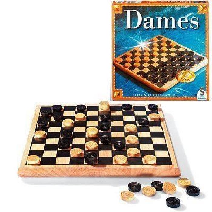 SCHMIDT AND SPIELE Jeu de société - Dames bois tradition