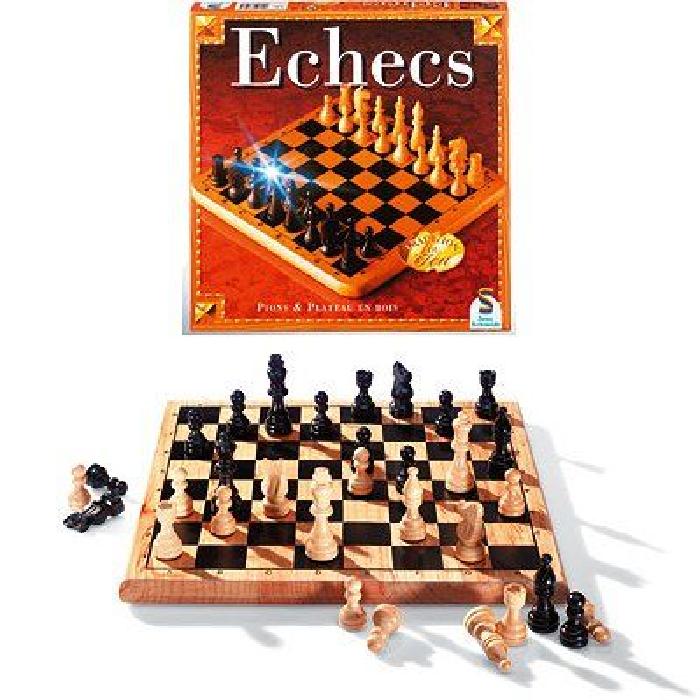 SCHMIDT AND SPIELE Jeu de société - Echecs bois tradition