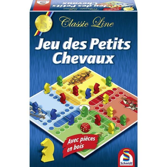 SCHMIDT AND SPIELE Jeu de société - Jeu de Petits Chevaux - Classic line