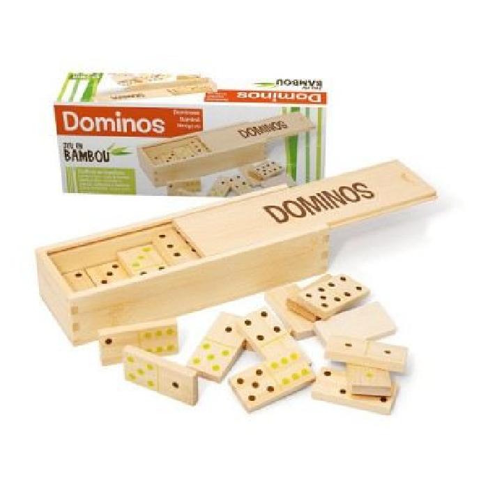 L'ARBRE A JOUER Dominos - Coffret bambou