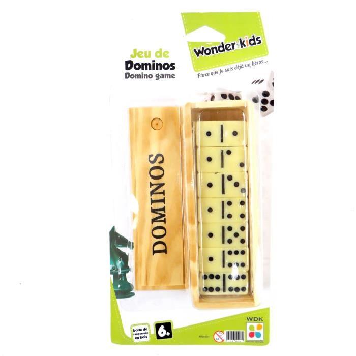 COFALU KIM'PLAY  Jeu Dominos Boite Bois