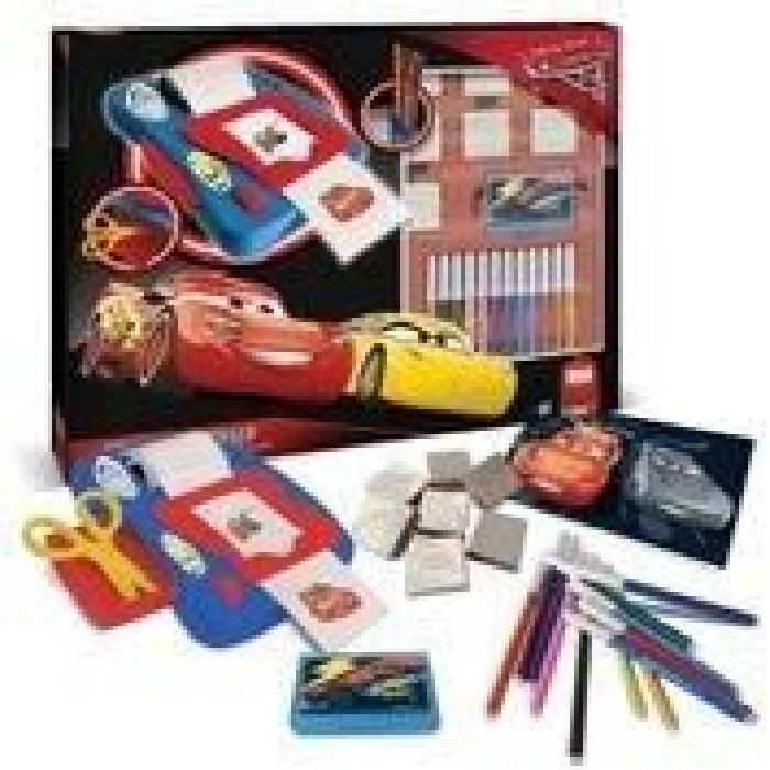 CARS 3 Coffret Machine Stickers + 7 Tampons