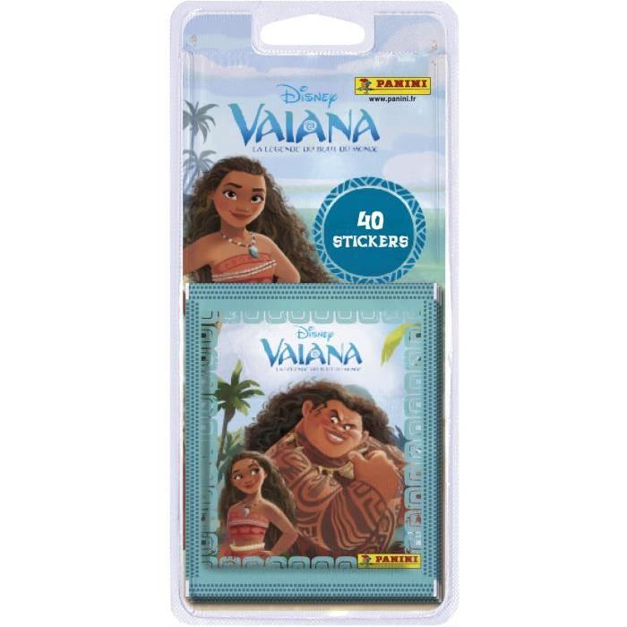 PANINI Blister de 8 pochettes de 5 stickers Vaiana