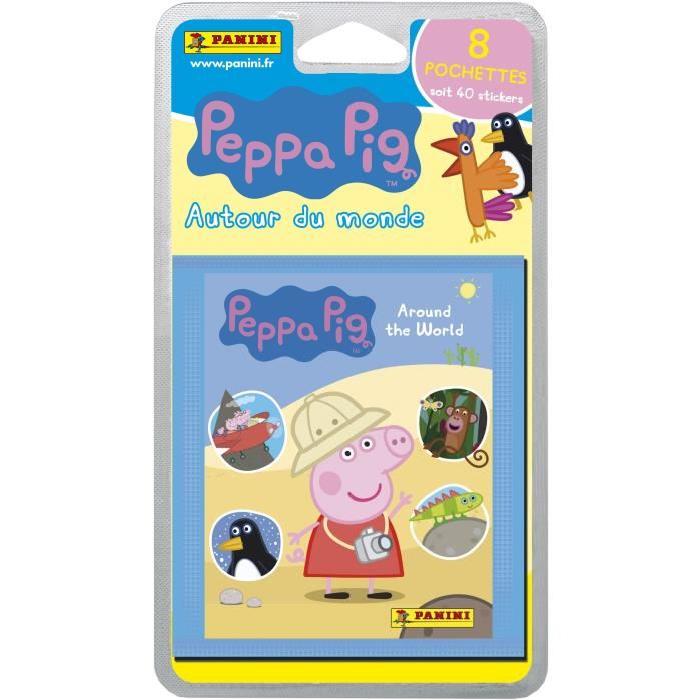 PANINI Blister de 8 pochettes de 5 stickers Peppa Pig 5