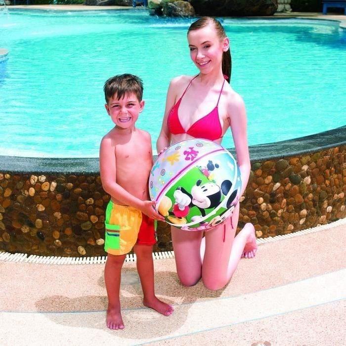 MICKEY MINNIE Ballon gonflable palge Diam 51 cm