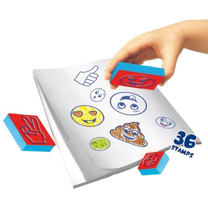 SES CREATIVE Kit de tampons - Emoticônes