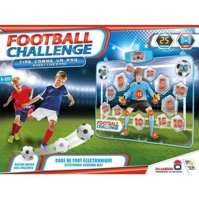 But de Foot Electronique Jeu Football Challenge 100 cm x 76 cm (Ballon inclus) Dujardin