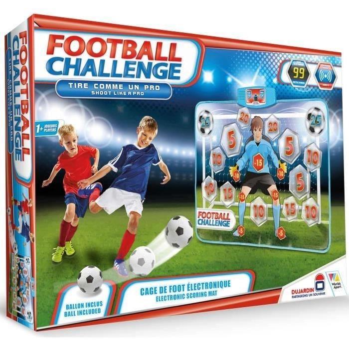 But de Foot Electronique Jeu Football Challenge 100 cm x 76 cm (Ballon inclus) Dujardin