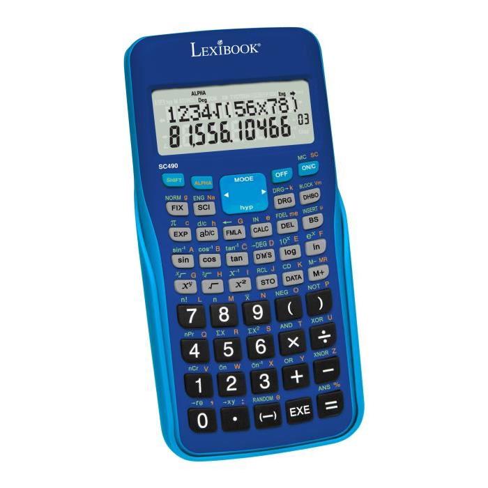 Lexibook - Calculatrice Scientifique 228 fonctions