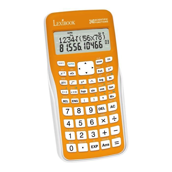 Lexibook - Calculatrice Scientifique 240 fonctions