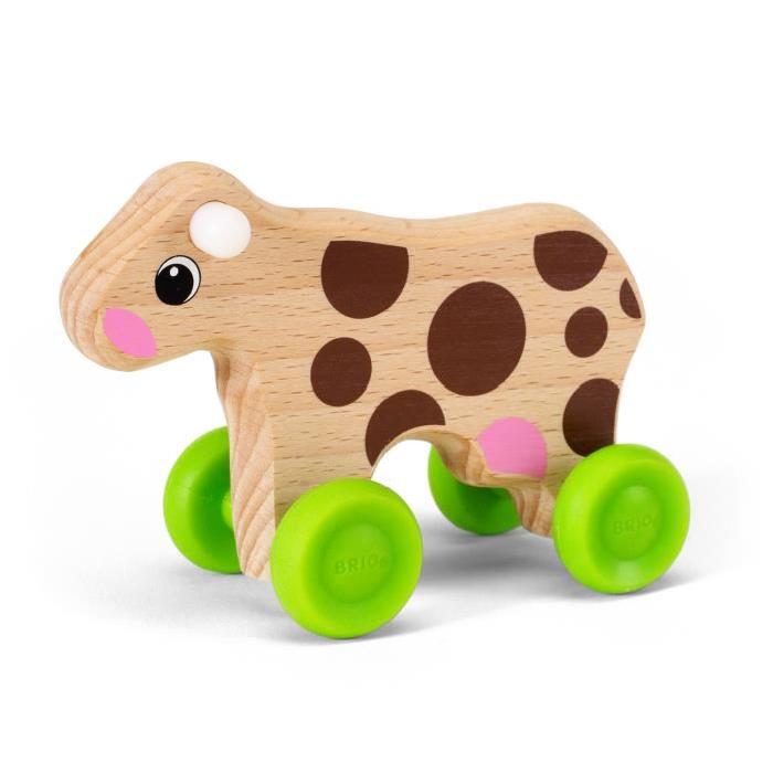 BRIO Mini vache a pousser