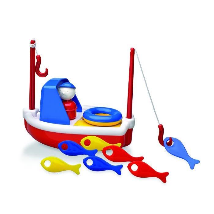 AMBITOYS Mon bateau de peche - 24 mois - Multicolore - Plastique - 20 x 13 x 18 cm