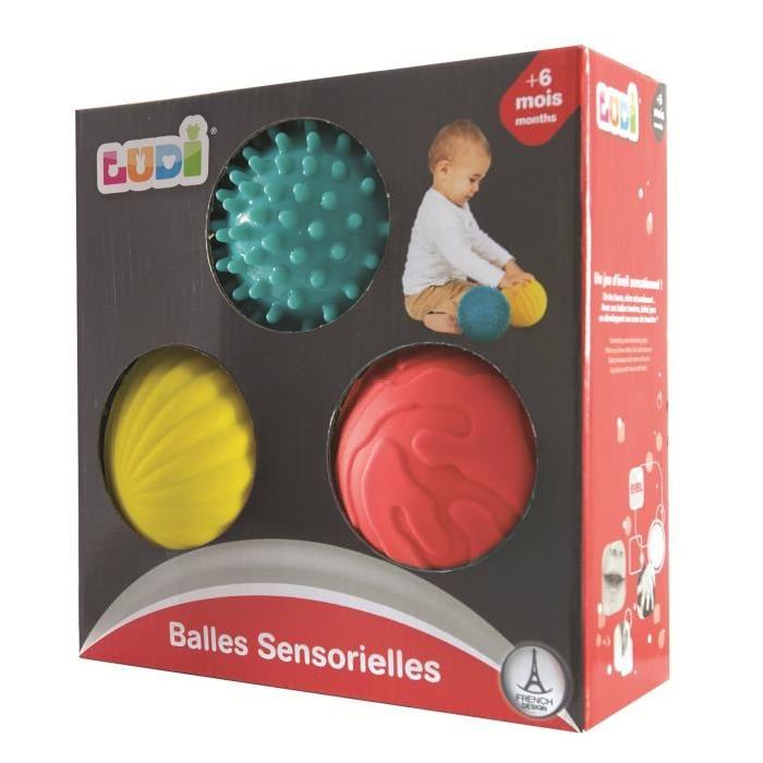 Ballon Sauteur 45cm Bleu - LUDI - Jeu d'éveil - Boutique BCD-Jeux