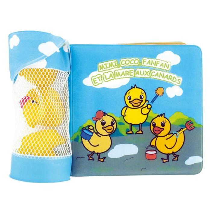 DBB REMOND Livre de Bain + 3 Jouets de Bain