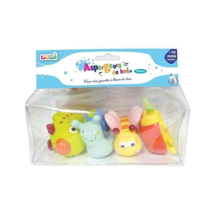 LUDI Jouets de bain Aspergeurs de bain Nature