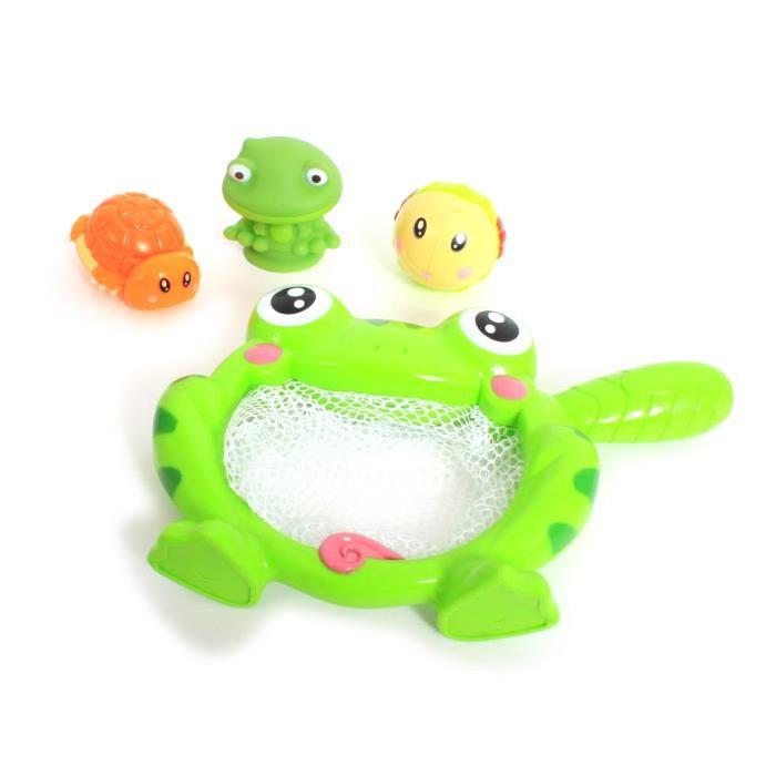 MGM Jeu de bain Grenouille Epuisette avec accessoires - Mixte - A partir de 12 mois