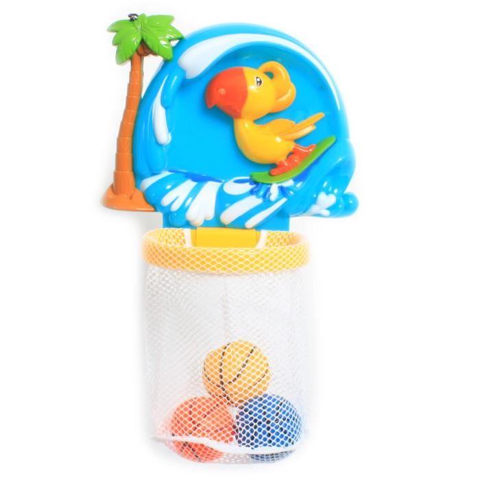 MGM Jeu de bain 2 en 1 Basket + Filet de rangement - Mixte - A partir de 12 mois