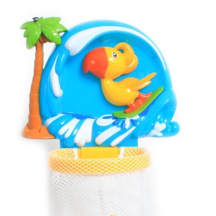 MGM Jeu de bain 2 en 1 Basket + Filet de rangement - Mixte - A partir de 12 mois