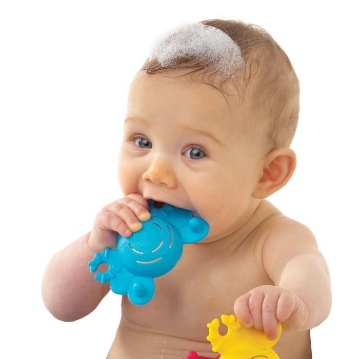 PLAYGRO Epuisette et jouets de bain (x4)