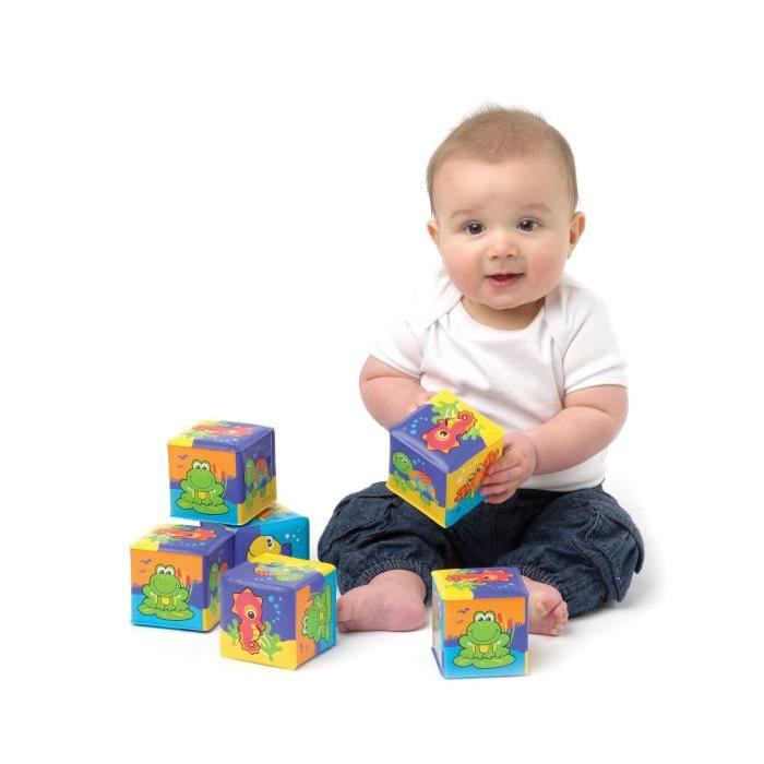 PLAYGRO Cubes souples pour le bain