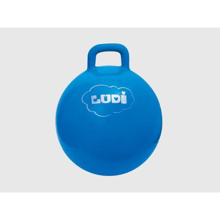 LUDI Ballon Sauteur 45cm Bleu