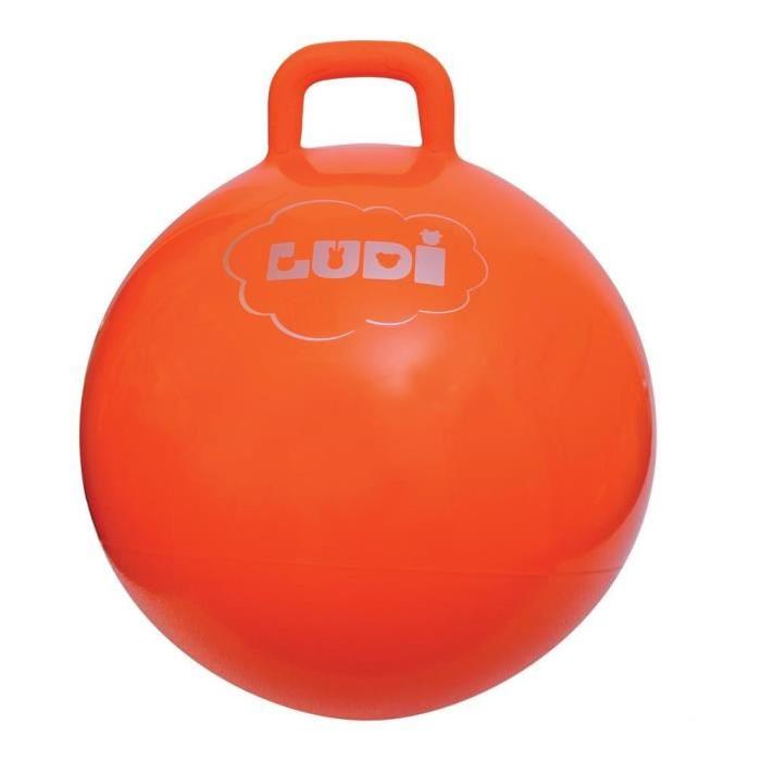 LUDI Ballon Sauteur 55 cm Orange