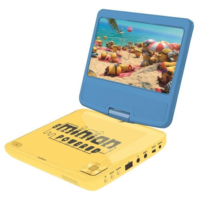 LES MINIONS Lecteur DVD portable Lexibook