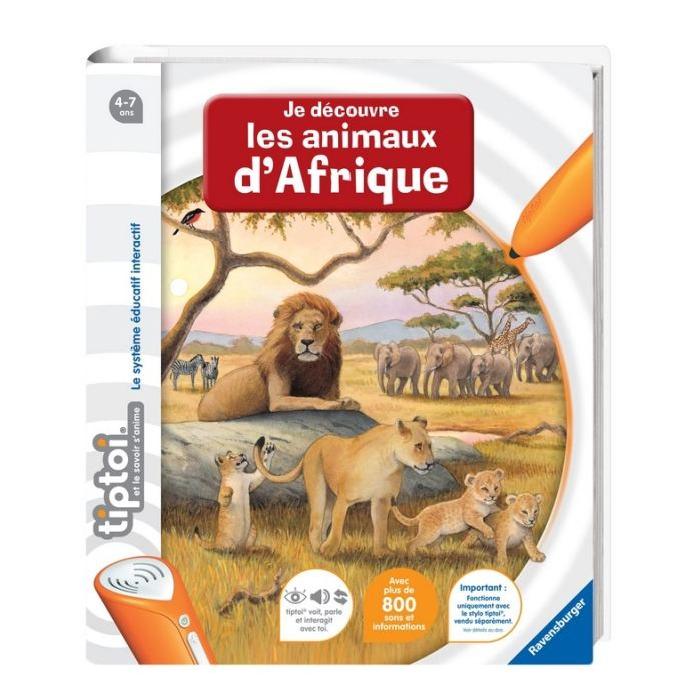 TIPTOI Livre Interactif Découverte des Animaux d'Afrique