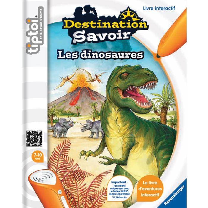 TIPTOI Livre Interactif Destination Savoir Dinosaures