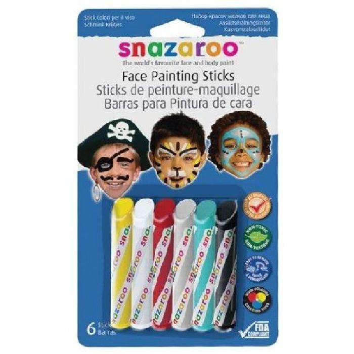 SNAZAROO Sticks peinture pour visage garcons