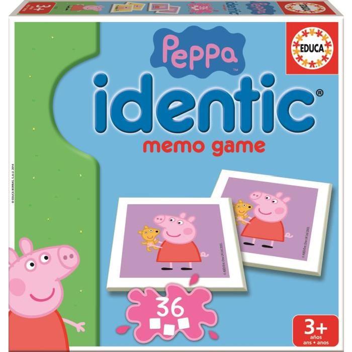 PEPPA PIG Idendic - Jeux de Mémo