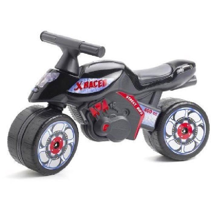 FALK Porteur Enfant Moto X Racer Noire