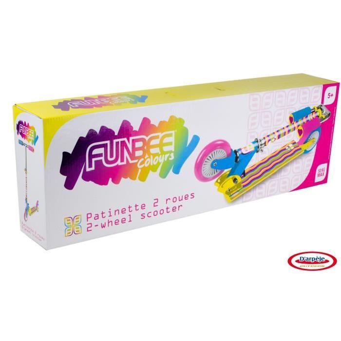 FUNBEE Colors - Trottinette Patinette multicolore 2 Roues