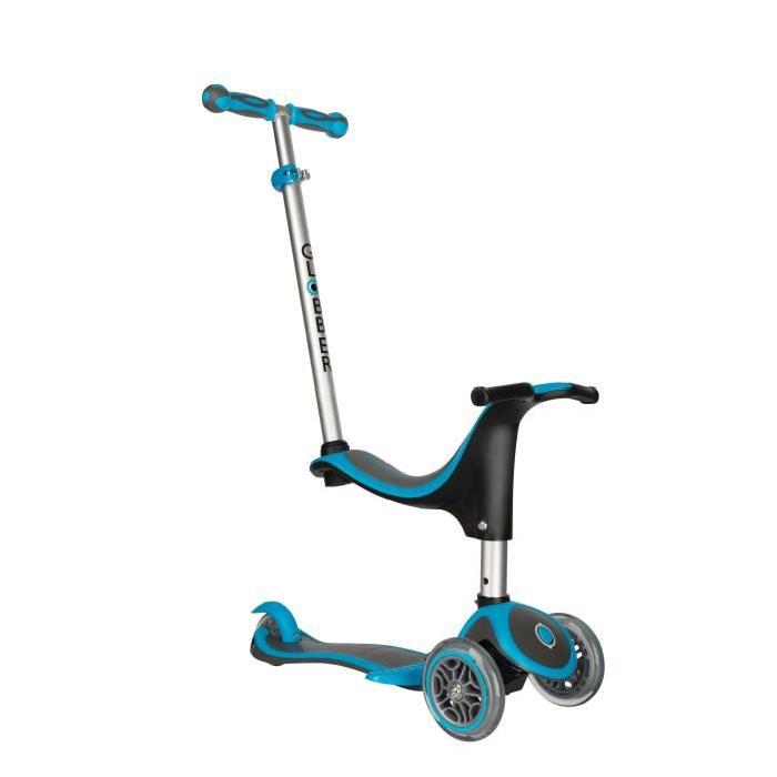 GLOBBER Trottinette 3 roues 4 in 1 plus bleu foncé