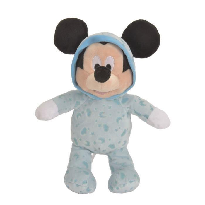 MICKEY MOUSE Peluche Bleu 25cm - Disney