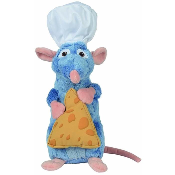 RATATOUILLE Peluche Remy Chef de Cuisine avec Fromage 25 cm - Disney