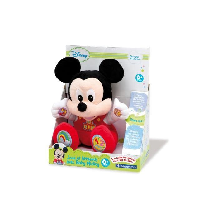 MICKEY Peluche Joue et Apprends de Clementoni