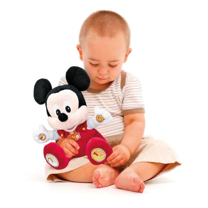 MICKEY Peluche Joue et Apprends de Clementoni