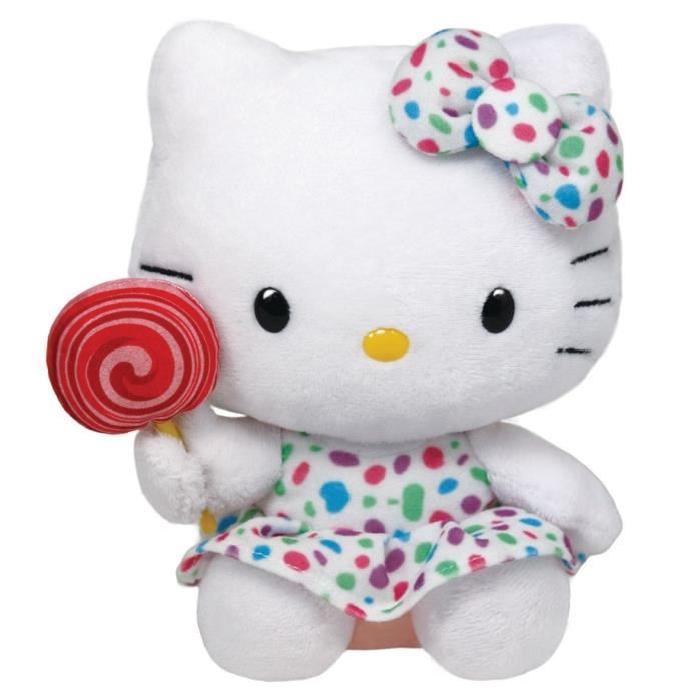 TY - HELLO KITTY Peluche Lollipop - 15 cm