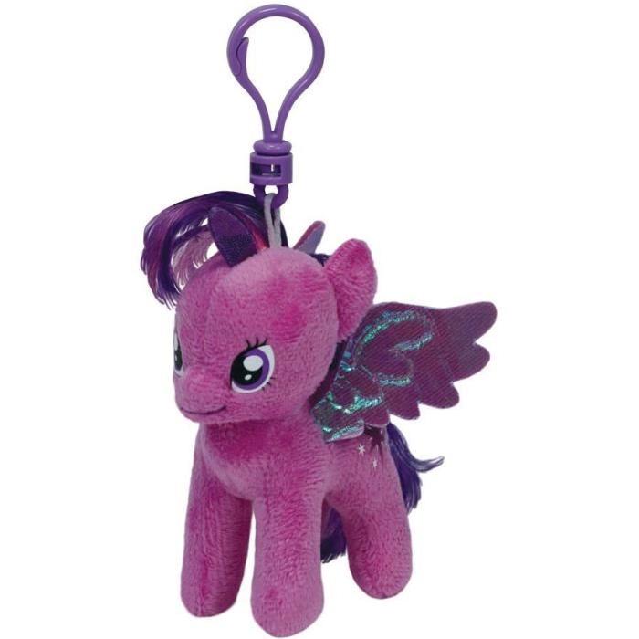 TY - MON PETIT PONEY Peluche Porte Clé Twilight Sparkle - 11 cm