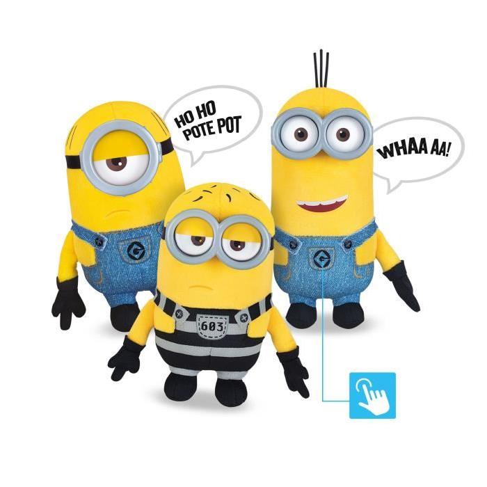 MINIONS - Peluche Electroniques 13 cm