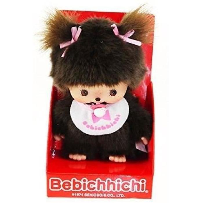 MONCHHICHI Bebichhichi Fille Bavoir Rose 12cm