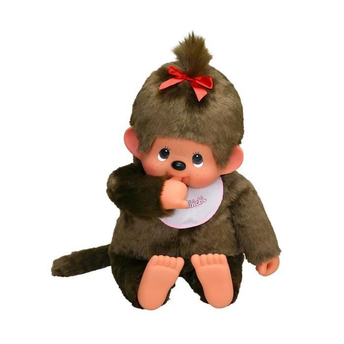 MONCHHICHI Fille Bavoir Rose 80 Cm