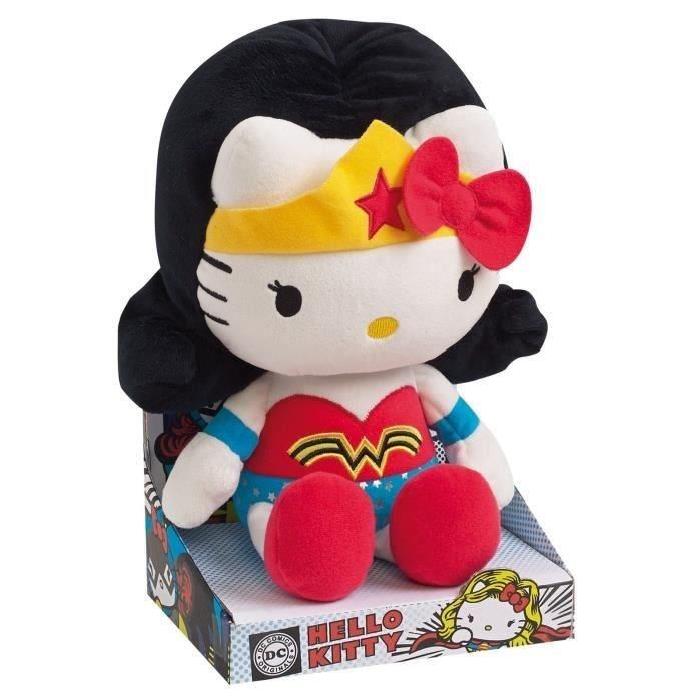 HELLO KITTY Peluche Wonderwoman