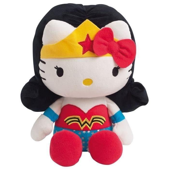 HELLO KITTY Peluche Wonderwoman