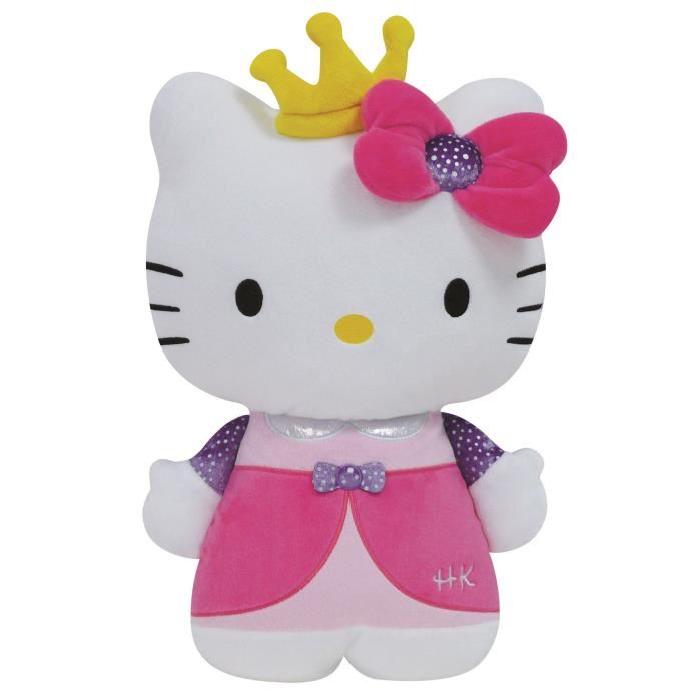 HELLO KITTY Peluche Câlin - Princesse