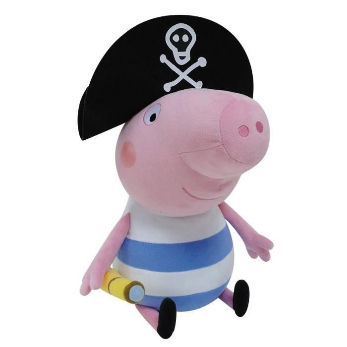 PEPPA PIG Peluche Georges Pirate - 50 cm